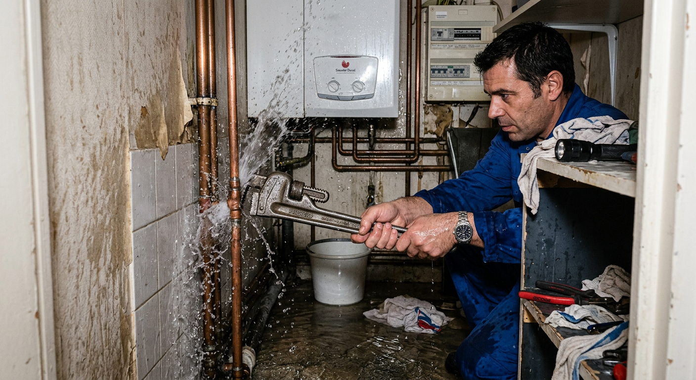 Réparation urgente fuite d'eau sur tuyauterie cuivre à Vigneux-sur-Seine